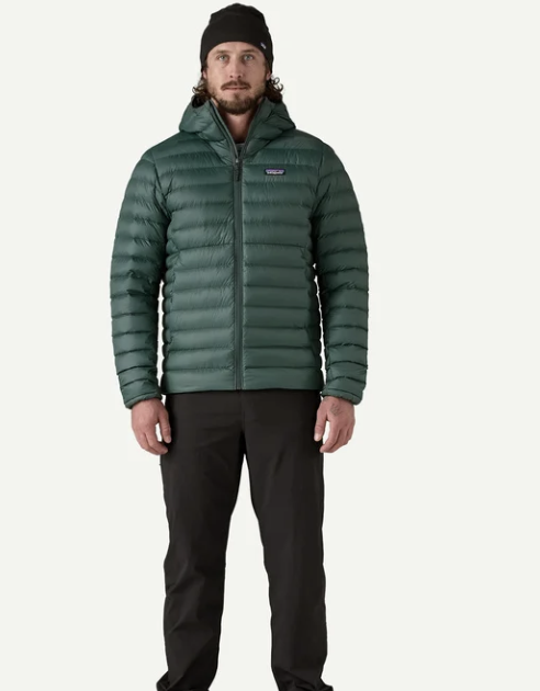Patagonia Down Sweater Hoody Green