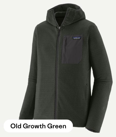 Patagonia R1 Air Full Zip Hoody Green